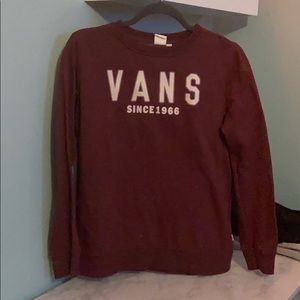 Vans Maroon Crewneck